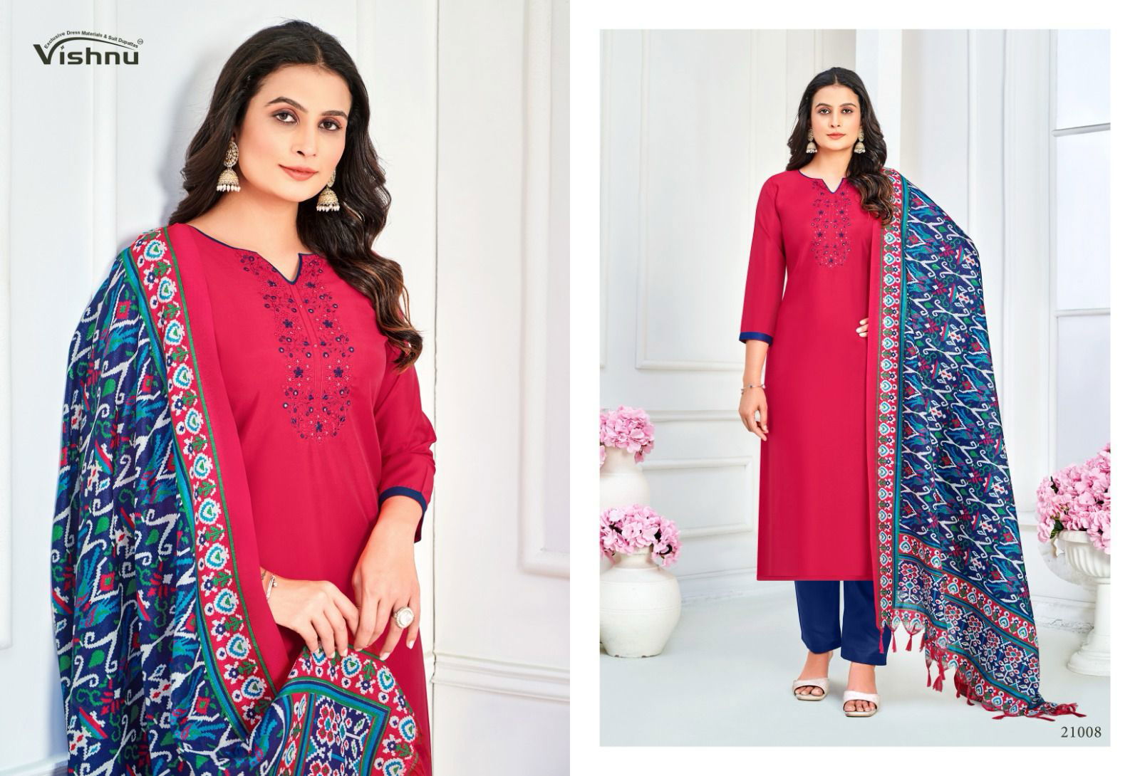 Evanka Vol 12 By Vishnu Roman Silk Designer Dress Material Online Wholesale